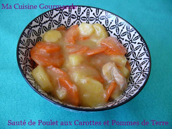 Sauté de Poulet aux Carottes et Pommes de Terre
