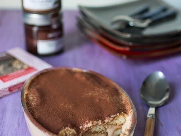 Tiramisu à la pâte à tartiner