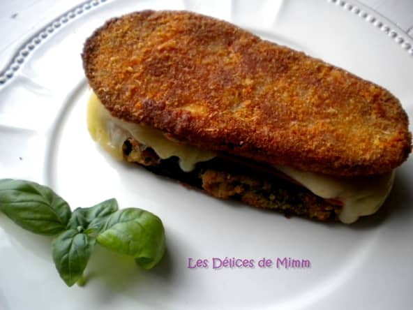 Croqu’aubergine à la parmesane