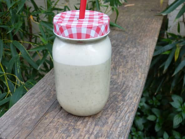 Milk-shake banane dattes