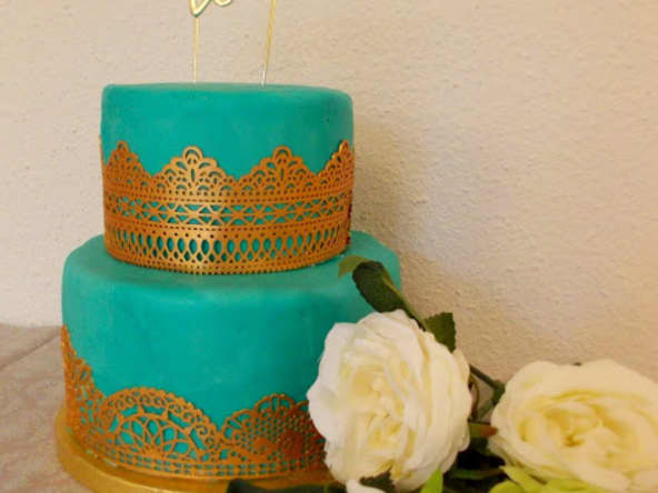 Layer cake rhum ananas citron vert