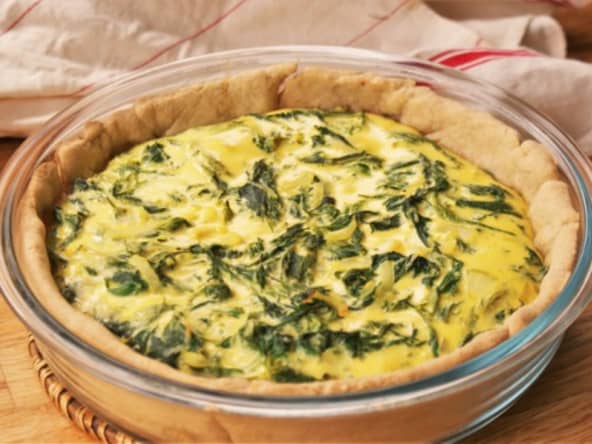 Quiche originale aux orties sauvages