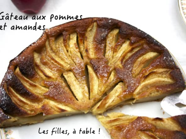 Gâteau aux pommes et amandes