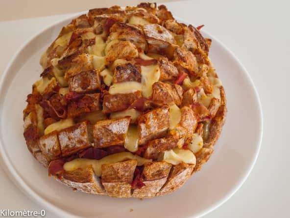 Pain hérisson pour un apéritif de fêtes