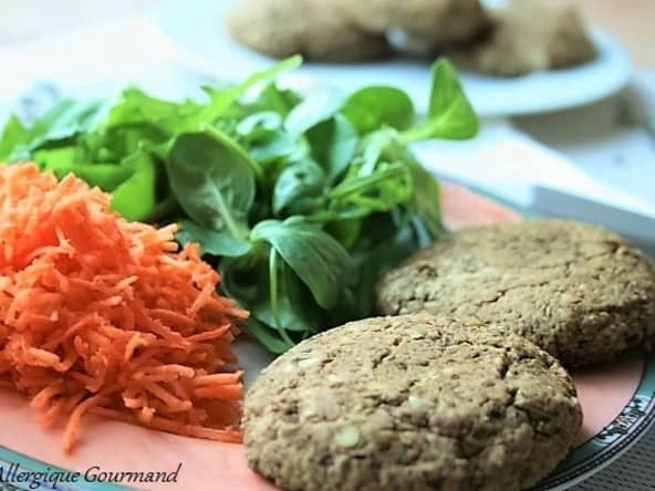 Galettes de lentilles Bio, sans oeufs, gluten et lait