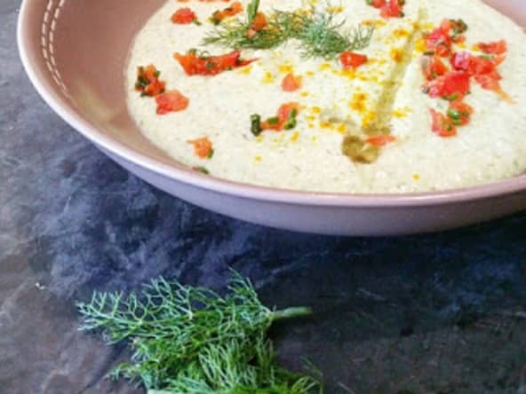 Gaspacho au Lait d'Amandes Concombre Avocat