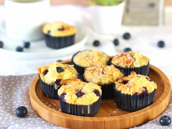 Muffins aux myrtilles au buttermilk