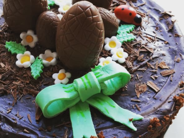 Gateau au chocolat de Pâques