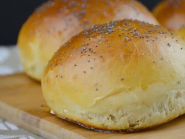 Pains pour hamburger entièrement fait maison