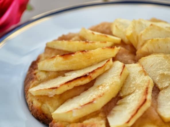 Tarte briochée aux pommes