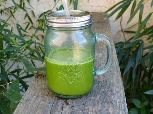 Jus vert à la coriandre