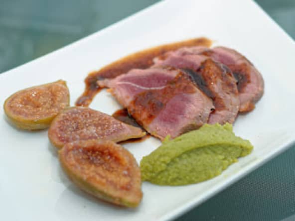 Magret de canard aux figues