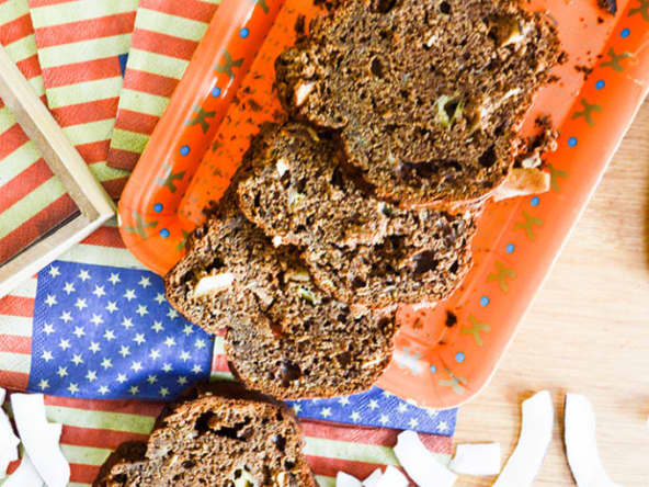 Banana Bread chocolat et noix de coco