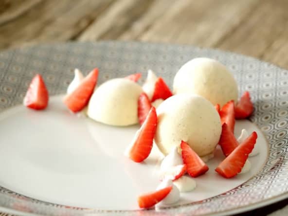 Fraises melba