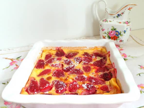 Clafoutis aux fraises