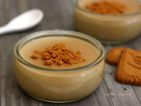 Crème dessert facile et rapide aux spéculoos