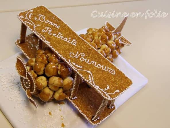 Pièce montée avion