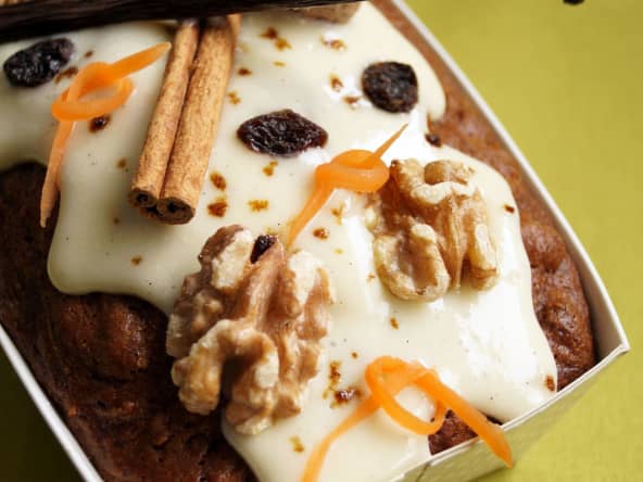 Carrot cake ultra moelleux aux raisins secs
