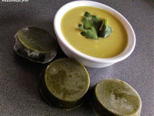 Soupe express feuilles de blettes