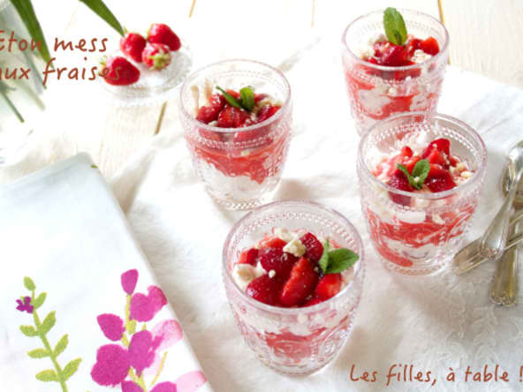 Eton mess aux fraises