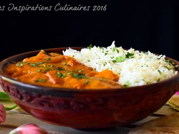 Butter chicken à l'indienne (poulet au beurre)