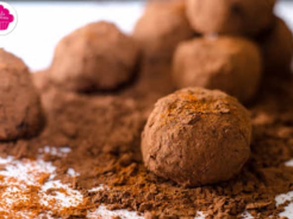 Truffes au chocolat et paprika