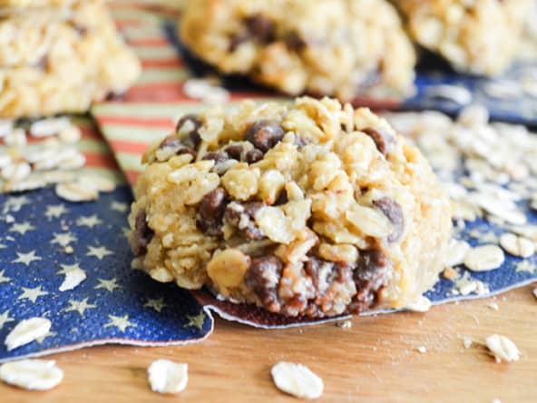Biscuits anglais aux flocons d’avoine et au chocolat