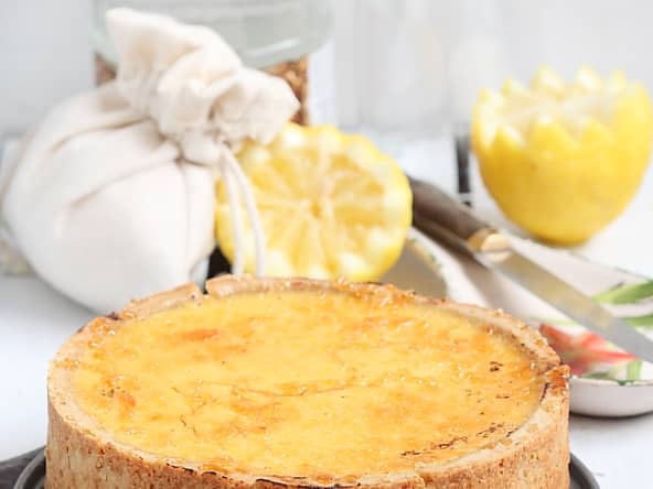 Tarte crémeuse au citron