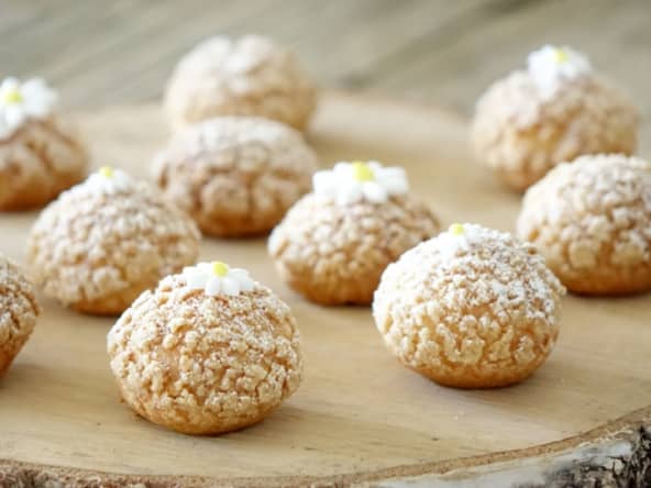 Petits choux à la vanille