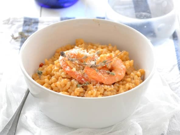 Risotto aux crevettes