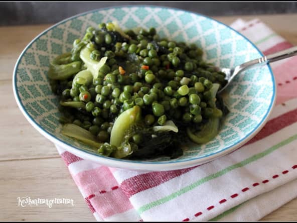 Petits pois bonne femme