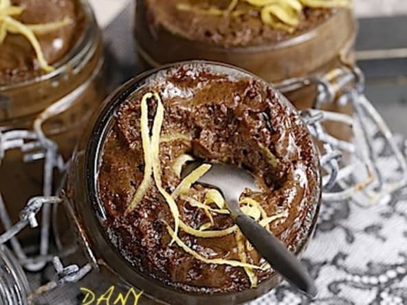 Mousse au chocolat au citron et à l'huile d'olive