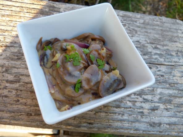 Champignons Stroganoff