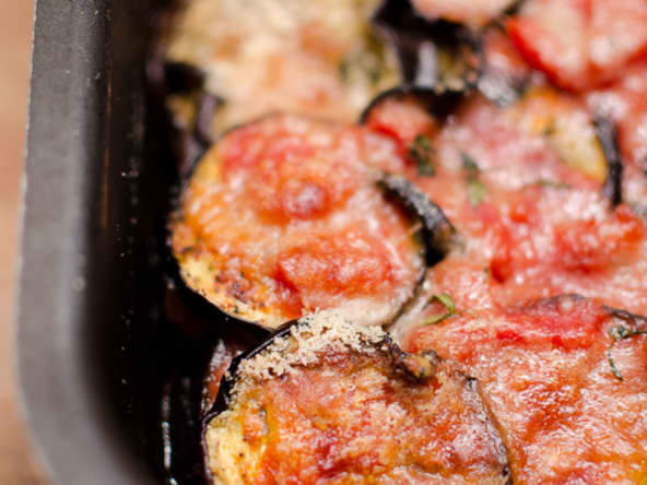 Gratin d'aubergines à la provençale