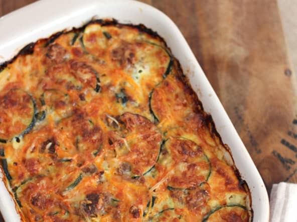 Gratin de Courgettes, carottes et boeuf Ugli