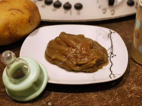 Purée aubergine pommes de terre au thermomix facile et rapide