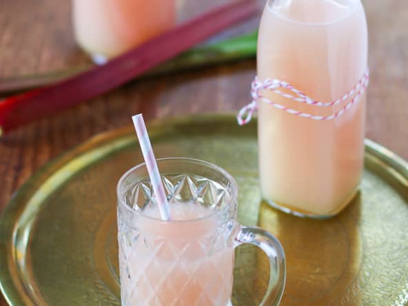 Pétillant de rhubarbe et miel