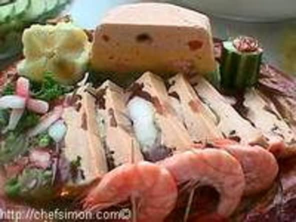 Terrine de poisson 3 couleurs (Montage et cuisson)