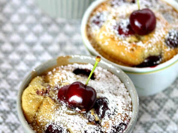 Mini clafoutis aux cerises Burlat : un délice !