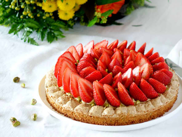 Montebello fraises et pistaches