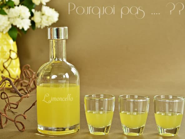 Liqueur "Limoncello" maison au citron