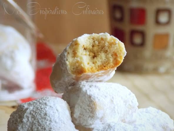 Sablés fondants au sésame et a la fleur d'oranger