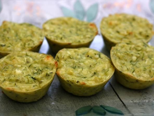 Muffins salés aux courgettes et fromage de chèvre
