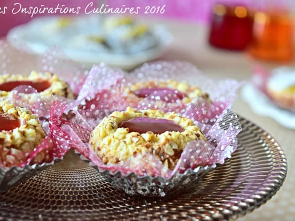 Volcans Sables à la confiture et aux amandes
