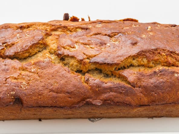 Gâteau du matin à la compote de rhubarbe