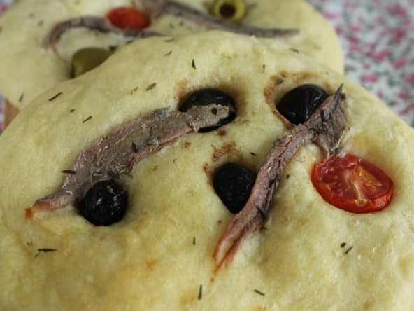 Focaccia garnie