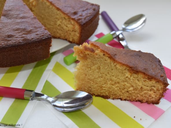 Madeleine géante à la vanille pour un goûter très gourmand