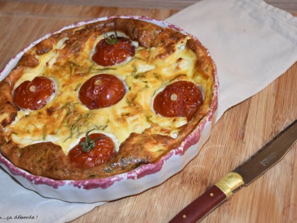 Clafoutis tomate et feta