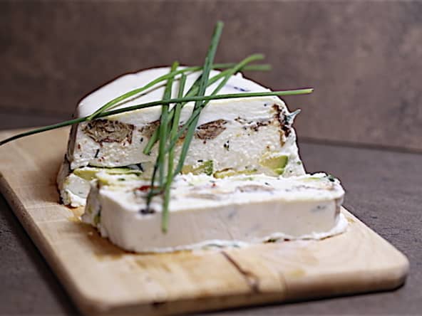 Terrine de ricotta aux sardines et à l'avocat