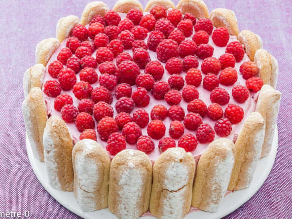 Charlotte aux framboises